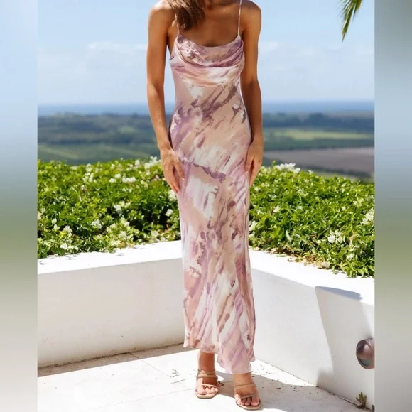 Worn Once Hello Molly FULL TIME GLAM GIRL MIDI DRESS PURPLE - Picture 2 of 7